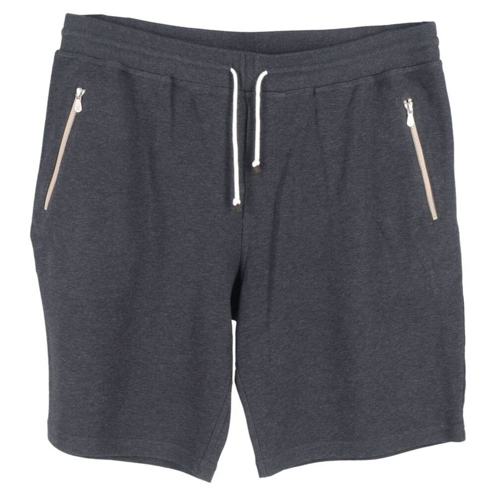 Brunello Cucinelli Mélange Drawstring Shorts in Grey Cotton